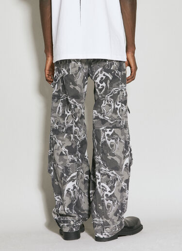 Han Kjøbenhavn Camo Printed Cargo Pants Grey han0154001