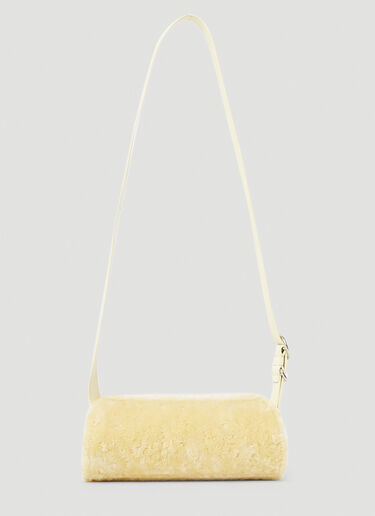 Jil Sander Mini Cannolo Shoulder Bag Yellow jil0253025