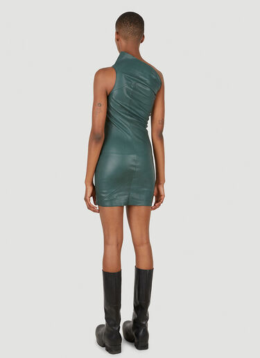 Rick Owens Athena Mini Dress Green ric0249006