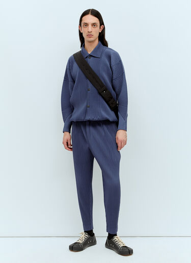 Homme Plissé Issey Miyake Monthly Colors: February Pleated Shirt Blue hmp0156008