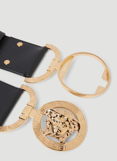 La Medusa Belt Versace La Medusa Belt Black vrs0252025