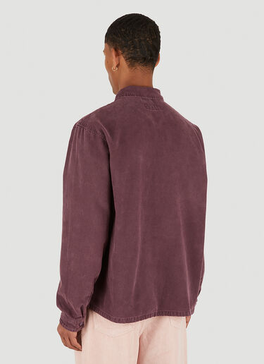Stüssy 워시드 지퍼 오버셔츠 퍼플 sts0151003
