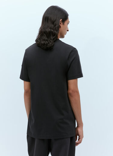 Moncler 徽标印花 T 恤 黑色 mon0156018