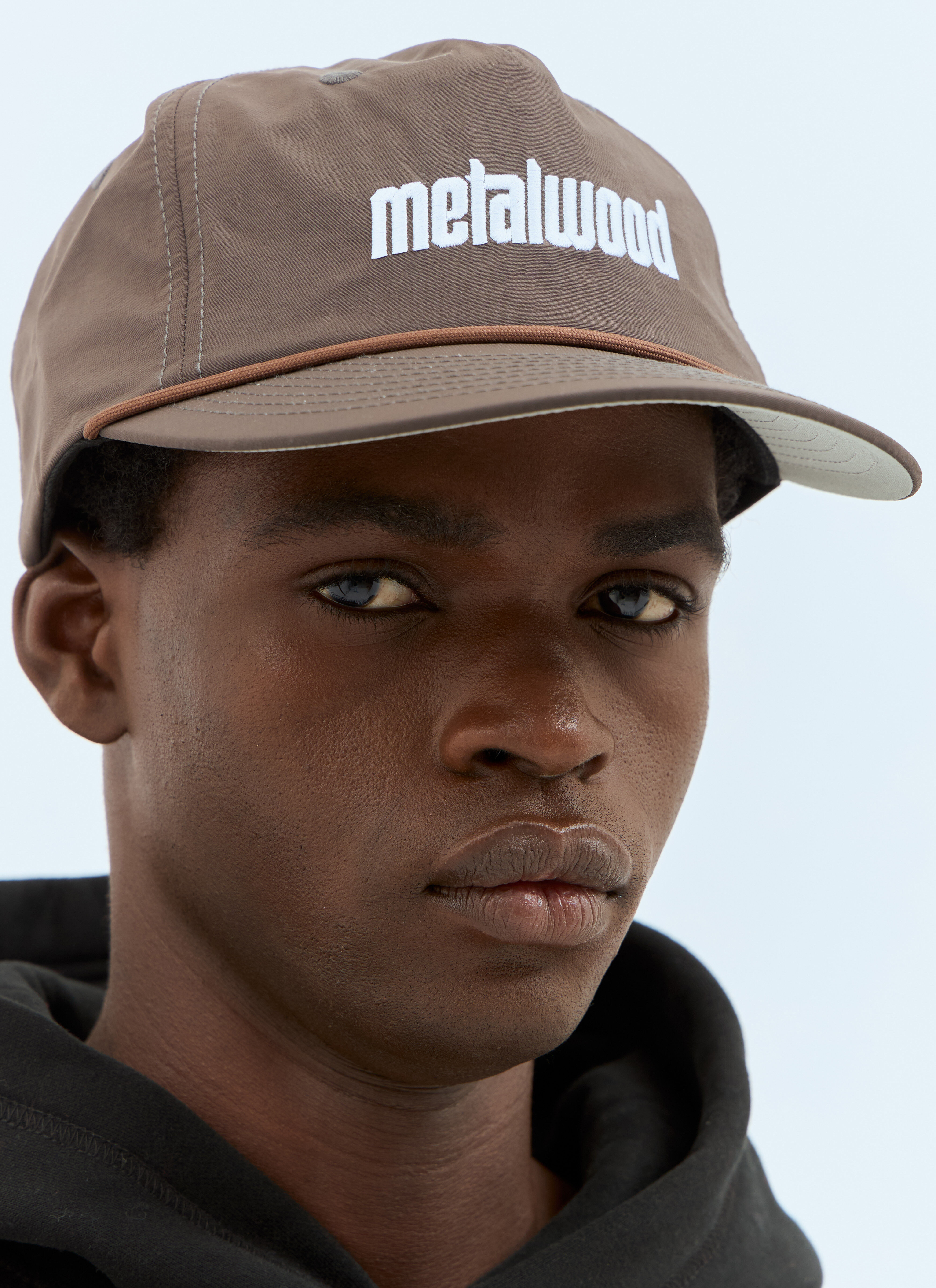 Metalwood Studio Men's' Metal Logo Baseball Cap in Brown | LN-CC®