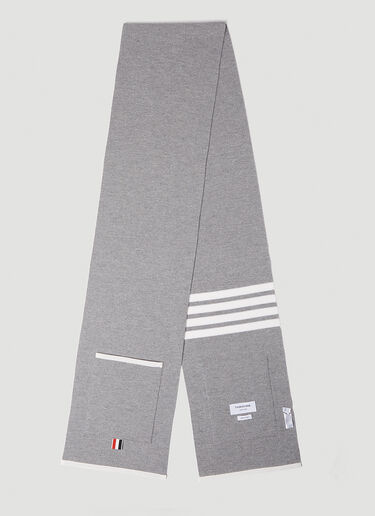 밀라노 스티치 포 바 포켓 스카프 Thom Browne 밀라노 스티치 포 바 포켓 스카프 그레이 thb0151048