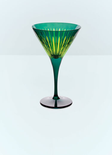 L'Objet Set Of Four Prism Martini Glasses Green wps0691628
