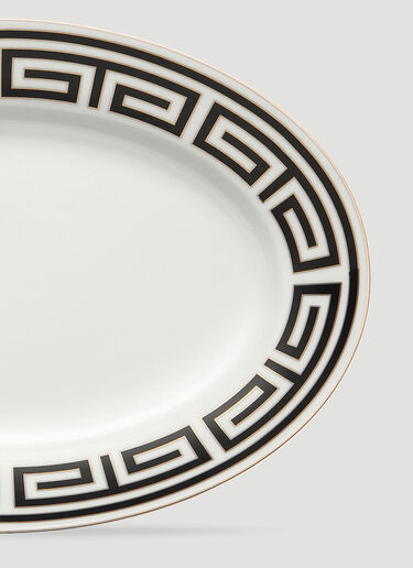 Ginori 1735 Labirinto Oval Platter Black wps0644457