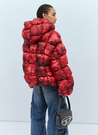 Diesel W-Ralle Padded Coat Red dsl0354001