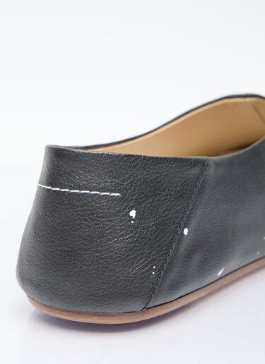 MM6 Maison Margiela 페인트 스플래터 바부슈 슬리퍼 블랙 mmm0255034