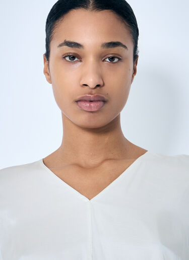Rick Owens Dinge Satin Top Grey ric0259001