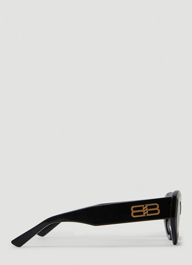Balenciaga Rive Gauche 猫眼形太阳镜 黑 bal0249141