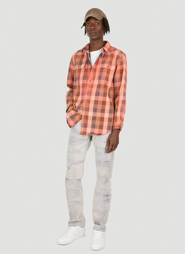 NOTSONORMAL Glo Flannel Shirt Orange nsm0348019