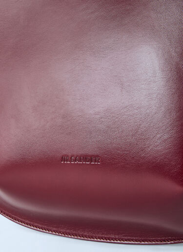 LN-CC® - Jil Sander: Kante Shoulder Bag - Red Jil Sander Kante Shoulder Bag Red jil0266012