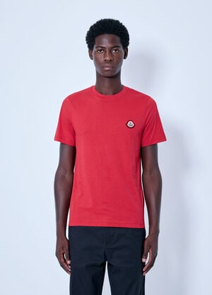 Moncler Short Sleeve T-Shirt Red mon0166013