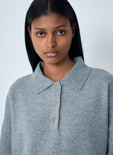 Corzas Polo Top The Row Corzas Polo Top Grey row0262002