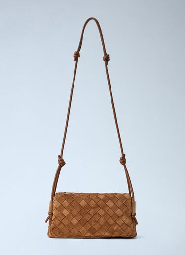 LN-CC® - Bottega Veneta: Notturno Shoulder Bag - Brown Bottega Veneta Notturno Shoulder Bag Brown bov0265043