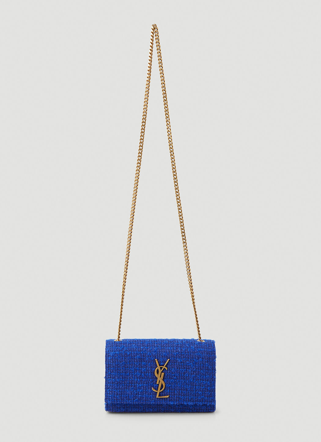 Saint Laurent Kate Small Shoulder Bag in Blue LN CC