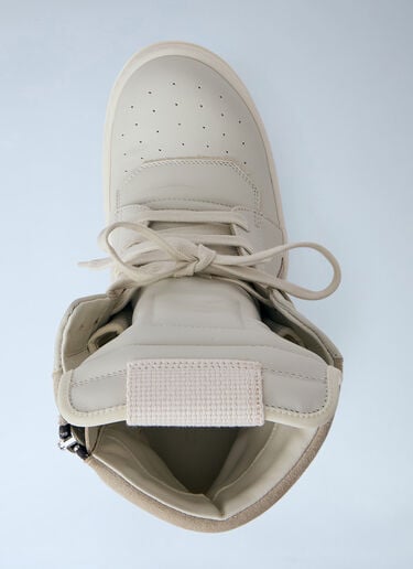 Rick Owens Geobasket Sneakers White ric0264015