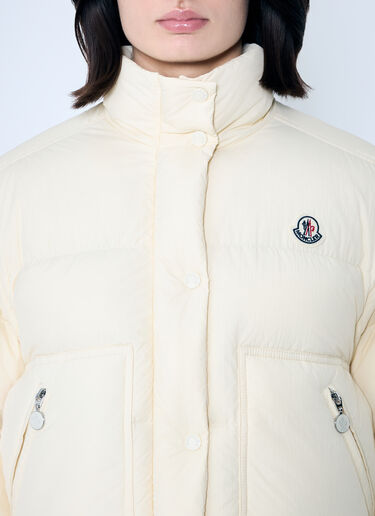 Moncler Selle 2-In-1 Short Down Jacket Beige mon0259003