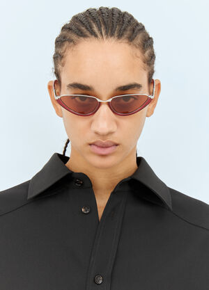 Bottega Veneta Classic Cat-Eye Sunglasses Brown bos0259003