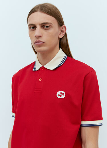 Interlocking G Polo Shirt Gucci Interlocking G Polo Shirt Red guc0155012