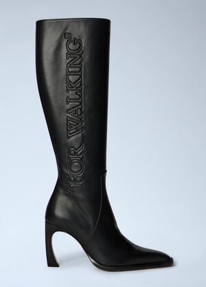 Off-White For Walking Loop Boots Black ofw0262079