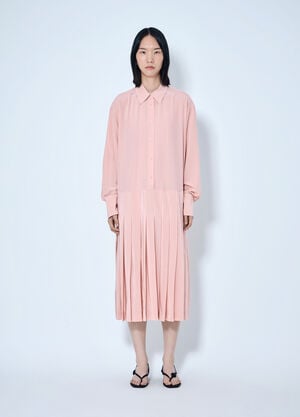 Toteme Pleated Shirtdress Pink tot0265018