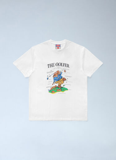 The Golfer T-Shirt Metalwood Studios The Golfer T-Shirt White met0162011