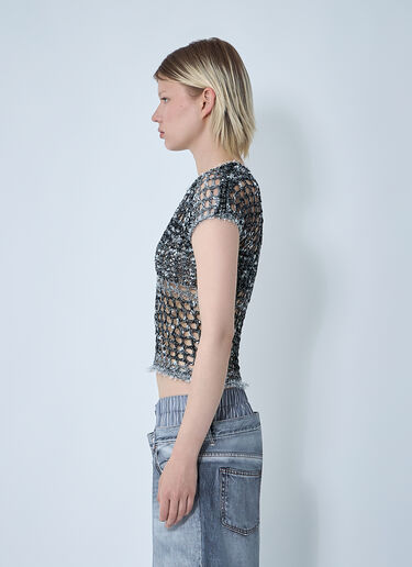 Acne Studios Crochet Top Black acn0261001