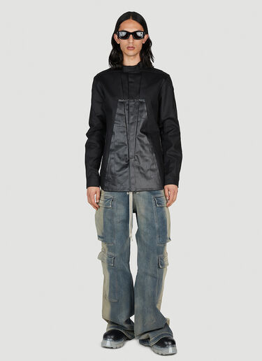 Splintered Panel Jacket Rick Owens Splintered Panel Jacket Black ric0152001