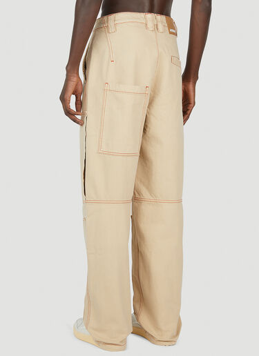 Jacquemus Le De-Nimes Suno Cargo Pants Beige jac0151010