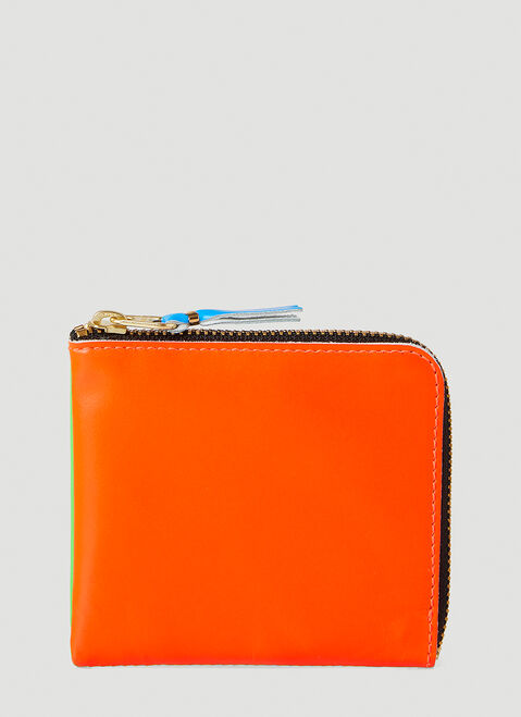 Comme des Garçons Wallet Fluo Zip Wallet Red cdw0347011