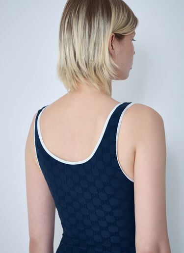 Gucci GG Terrycloth Swimsuit Blue guc0259023