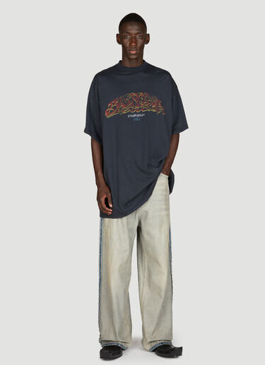 Balenciaga 宽松牛仔裤 蓝色 bal0155011