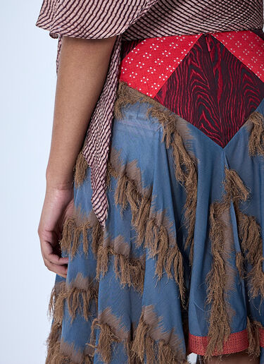 Kiko Kostadinov Klapheck Skirt Blue kko0264006