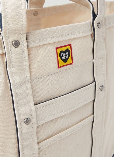 Human Made Canvas Tote Bag Cream hmd0152026