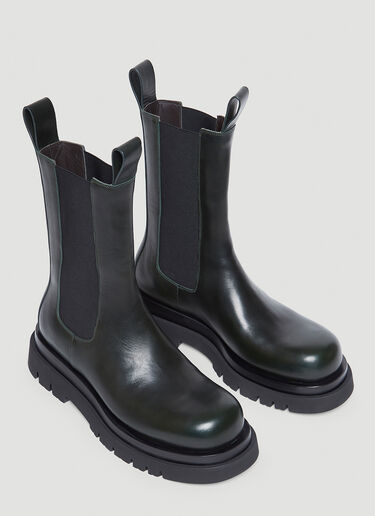 Bottega Veneta Lug Boots Green bov0145043