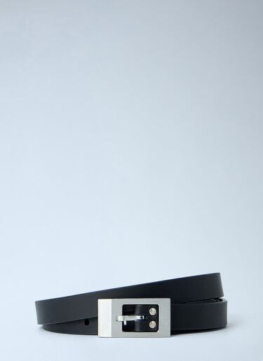 LN-CC® - Rick Owens: Mini Stooges Belt - Black Rick Owens Mini Stooges Belt Black ric0265048