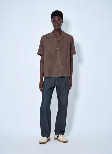 LN-CC® - ACMH: Cotton Shirt - Brown ACMH Cotton Shirt Brown acm0164013