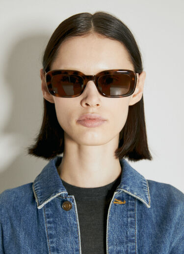 Saint Laurent SL M130 Sunglasses Brown yss0253009
