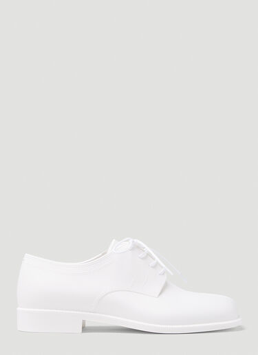 Maison Margiela Lace Up Tabi Shoes White mla0245038