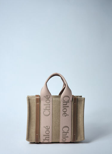 Chloé Small Woody Tote Bag Beige chl0259044