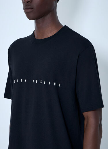 Stüssy Cotton Jersey Logo T-Shirt Black sts0164025