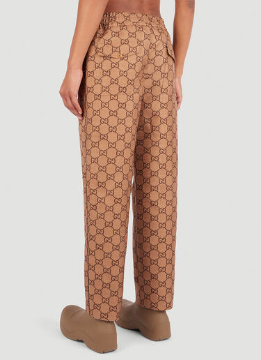 Gucci GG Print Track Pants Brown guc0152065