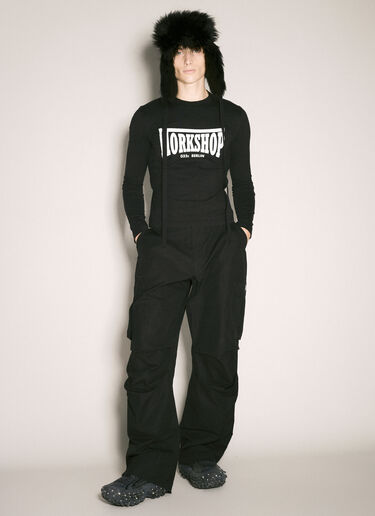 032c Overtime Cargo Pants Black cee0158023
