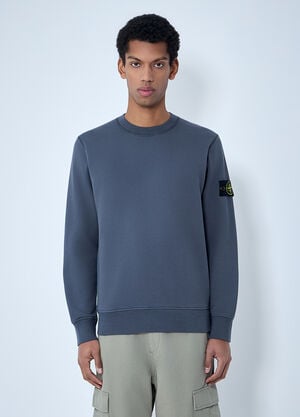 Stone Island Logo Patch Sweatshirt Grey sto0164082
