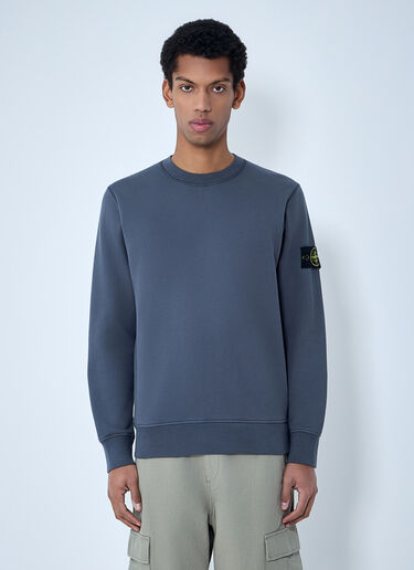 Stone Island Logo Patch Sweatshirt Grey sto0164082