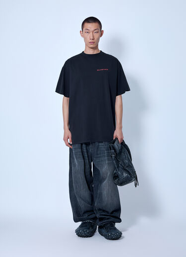 Balenciaga Oversized T-Shirt Black bal0166012