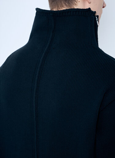 Dries Van Noten Metro Zip-Up Sweater Black dvn0160025