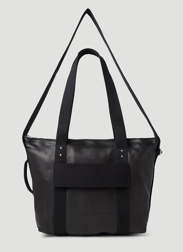 Rick Owens Trolley Leather Tote Bag Black ric0153033